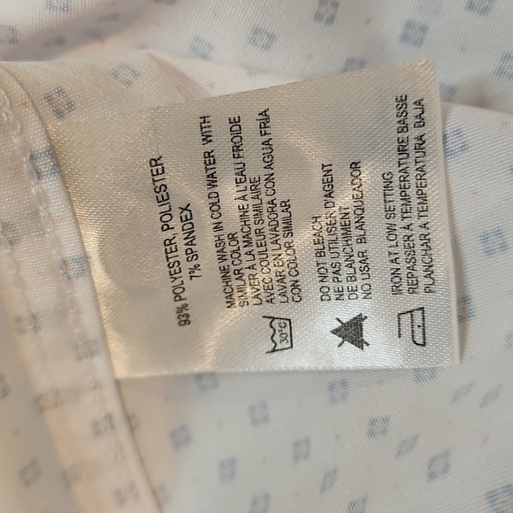 NWT Report Collection Stitch Fix 4 Way Performance Short Sleeve Sport Shirt Sz.M - Picture 8 of 9